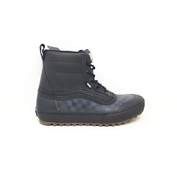 Vans Standard Mid Snow MTE Winter Boot Waterproof Mens Size 11 US Black Checker - Picture 1 of 12